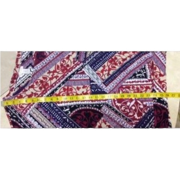 Chico’s Colorful Patriotic Side Tie Blouse Size Large - Picture 5 of 10